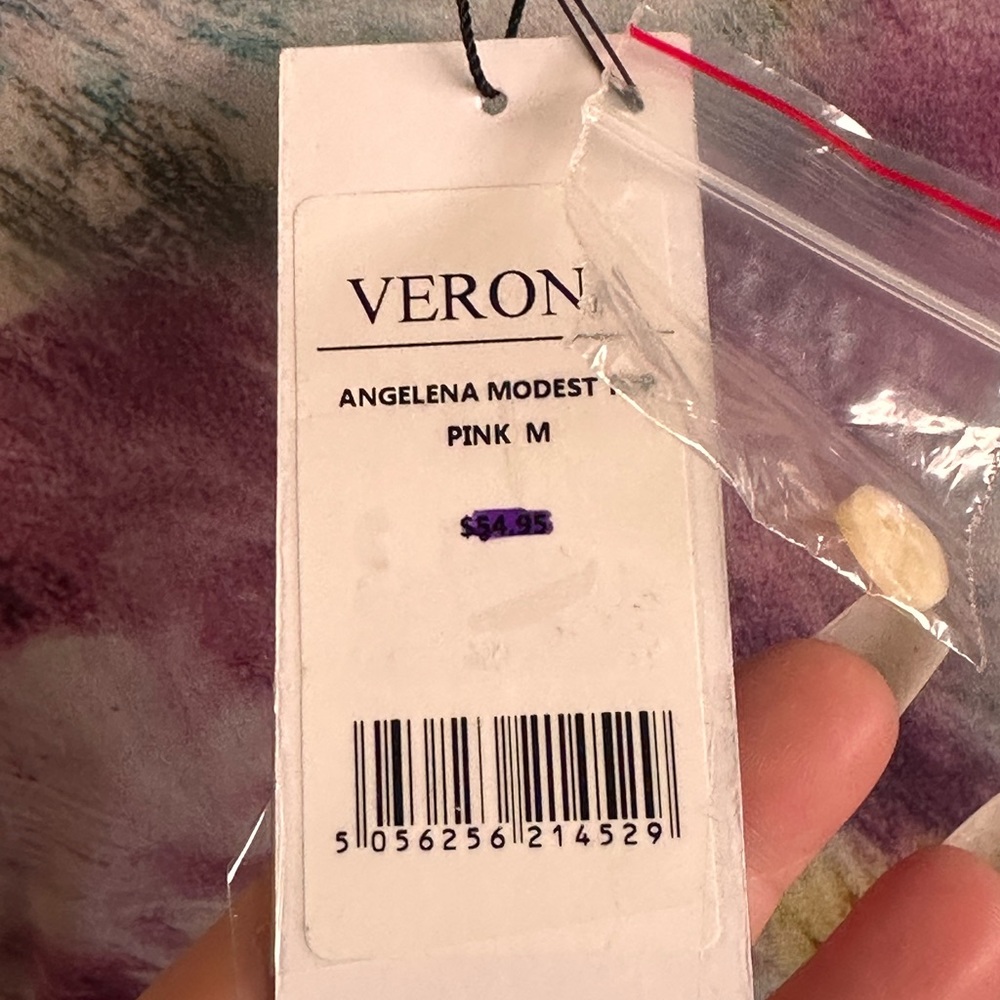 Verona Blue & Purple Bow Tie Blouse - Picture 13 of 16